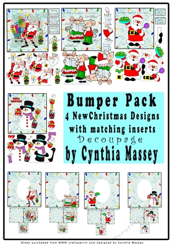 Christmas Smiles - Bumper Kit Decoupage