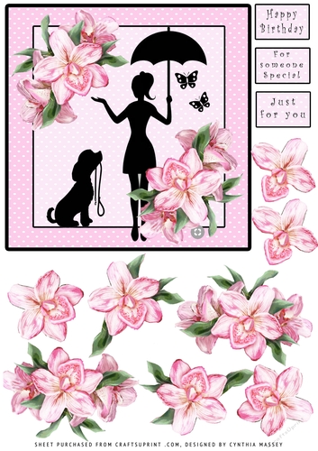 Walkies PLEASE - Decoupage
