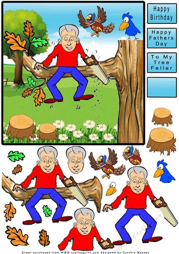 Tree Feller - Decoupage