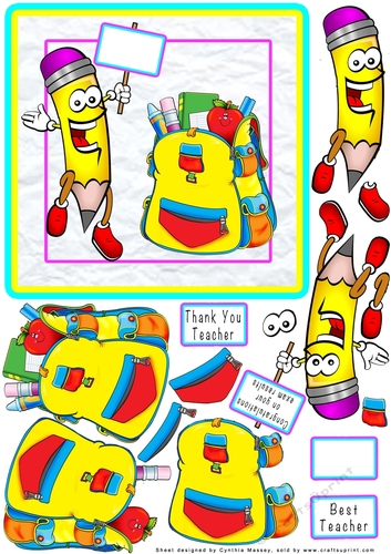 Congratulations On Your Exam Results - Decoupage