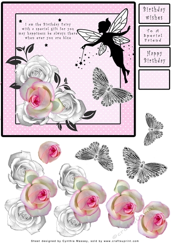 A Fairy Gift - Decoupage