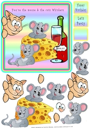 Youre The Mouse & The Cats Whiskers - Decoupage