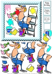 Dont Put Your Foot In It - Decoupage