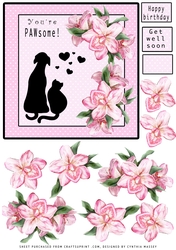 Youre PAWsome - Decoupage