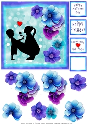 A Flower For You - Decoupage