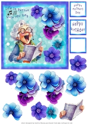 Life Is Better When You Sing - Decoupage