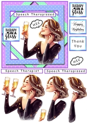 Speech Therapist - Decoupage
