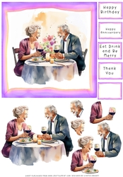Eat Drink & Be Merry - Decoupage