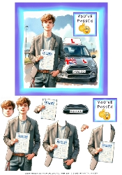 Youve Passed Male - Decoupage
