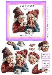 Age Doesnt Matter, Friends Do 2 - Decoupage