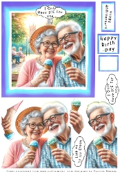 I Only Have Ice For You - Decoupage