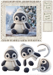 cup1465416_3367 - Knitted Penguin - Decoupage