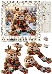 cup1467202_3367 - Knitted Reindeer 2 - Decoupage