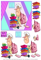 Shop Till You Drop - Decoupage
