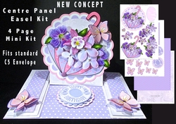 Image of cup787980_3367 - Centre Panel Easel Lilac flower umbrella - NEW