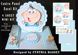 Cheeky Baby Boy Centre Panel Easel