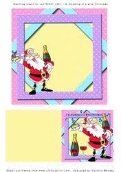 Im Dreaming of a Wine Christmas - Insert