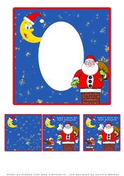 Santas Eaten Too Many Mince Pies - Insert