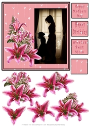 Mother & Child - decoupage