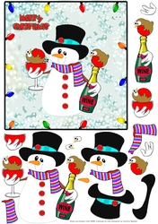 Merry Robins - Decoupage