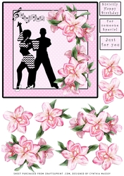 Strictly Happy Birthday - Decoupage