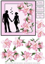 Holding Hands - Decoupage