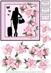 Bon Voyage Happy Holiday - Decoupage