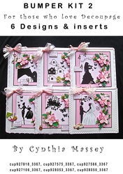Silhouettes & Orchids Bumper Kit 2 - Decoupage & Inserts