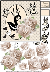 The Cute Ugly Duckling - Decoupage
