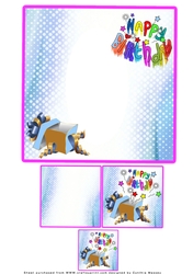 Beautiful Boxed Birthday Message - Insert