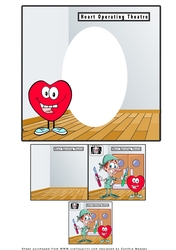 Heart Surgery Get Well Soon or Thank You - Insert