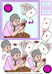 Poker Face - Decoupage