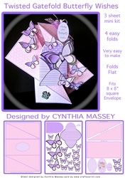 Twisted Gatefold Butterfly Wishes