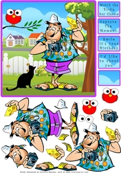 Photographer Watch the Birdie Say Cheese - Decoupage