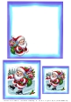 Santa On Ice - Insert