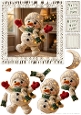 Knitted Snowman - Decoupage