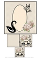 Swans Anniversary or Birthday - Insert