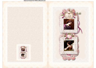 Love Vintage Ladies Quick Card