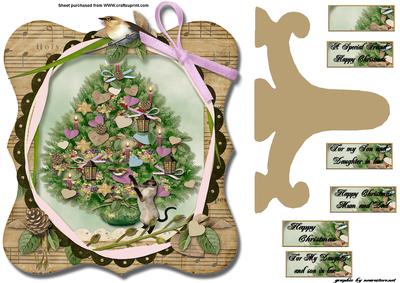 Christmas Tree Bracket Frame and Stand