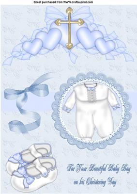 A4 Baby Christening