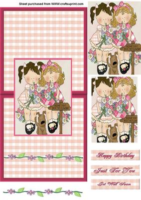 Best Friends Vertical Fold Back