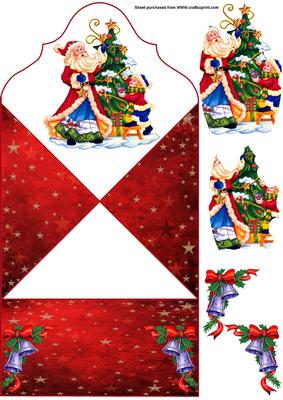 Spring Top Christmas Card
