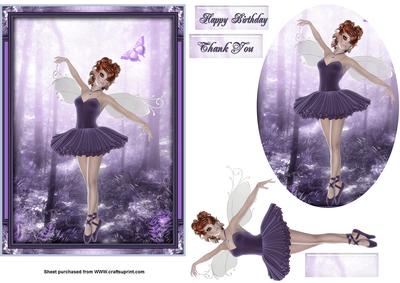 Purple Ballerina Fairy