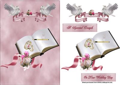 Wedding Day Pink Card