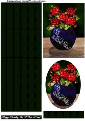 Vase of Roses