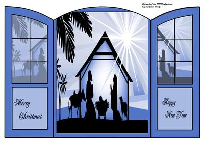 Arched Gatefold Christmas