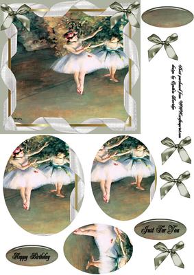 Ribbon Frame Ballerina`s