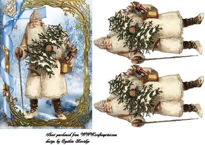 Winter Scenery Father Christmas