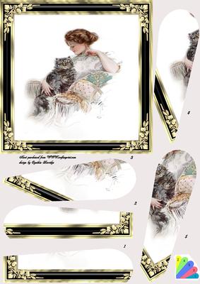 Black and Gold Lady