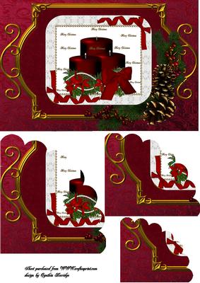 Christmas Framed Candles